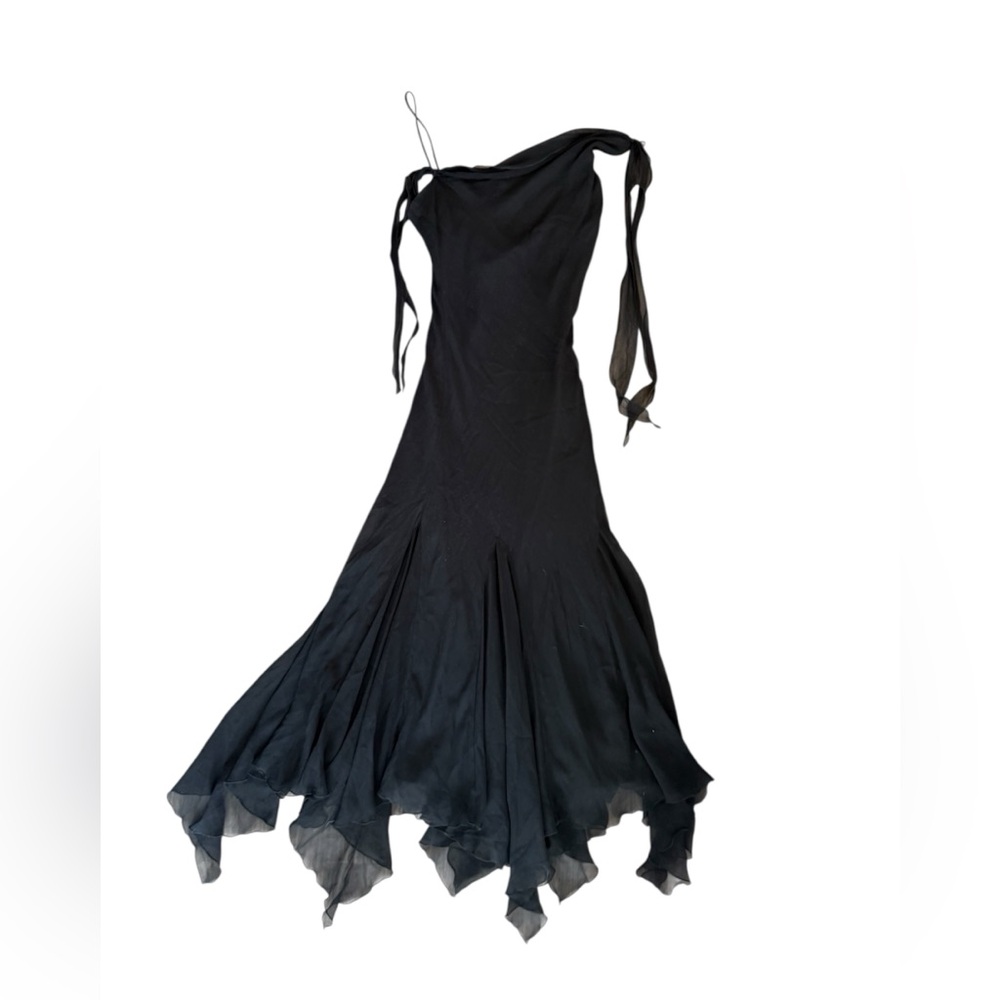 Cache Black Midi Dress